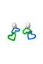 Earrings with Heart - 2