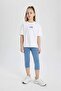 Peanuts Records Printed White Kids T-Shirt - 4