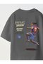 Always Ten Written Football Design Printed Smoked Kids T-Shirt - 3