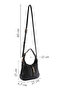Black Strap Long Shoulder Bag - 24sbd 283518 - 2