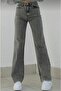 Women's Lycra High Waist Wide Leg Jeans - WIDE LEG - 4