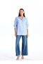 Striped Long Sleeve Women's Shirt - 3