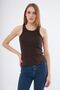 Women's Halter Neck Report Style Camisole Tank Top - 3
