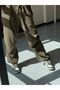 Khaki Tactical Baggy Loose Fit Elastic Trousers - 2