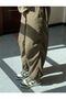 Khaki Tactical Baggy Loose Fit Elastic Trousers - 5