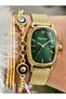 Steel Cord Waterproof Guaranteed Wristwatch Evil Eye Beaded Bracelet - 3