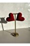 Handmade Fluffy Heart Red Women's Earrings made of Polymer Clay - 3