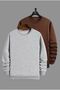 2-Piece Crew Neck Unisex Oversize Sweatshirt