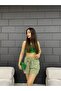 Women's Linen Shorts with Elastic Waist and Drawstring - 6