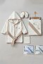 Starry Rabbit Gaye Baby Towel Bathrobe Set Organic - Baby Birth Gift - 2