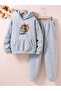 GIRL'S HOODED TRACKSUIT SET
