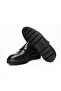 Black Color Genuine Leather Men's Eva Sole Shoes - 3