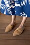 Felix Women's Nude Straw Slippers - 5