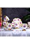 Kosova Stella Porcelain Set of 6 Footed Coffee Cups - 2