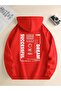 Unisex Dream Successful Printed Oversized Winter 3-Thread 100% Cotton Hooded Sweatshirt Hoodie