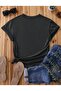 90s Printed Smoked Oversize T-Shirt - 2