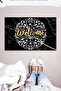 Black Granite Welcome Multi-Purpose Decorative Indoor and Outdoor Door Mat 45X70