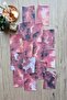 15 Pcs Red Themed Scrapbook Paper Set Bullet Journal Decoupage Paper Smoke Marble