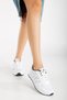 Unisex White Black Lace-Up Casual Comfortable Sole Comfortable Soft Walking Daily Sneaker Sports Shoes - 2