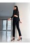 Penolope Women's Kkb Jean Women's Black Colorfast High Waist Mom Mold Jean - 2