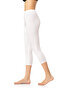 Cotton Lycra Soft and Comfortable 3-Piece Black, White, Gray Women's Capri Leggings - 6