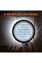 12 LED Handheld Reading Magnifier with 30x Magnification, Helps with Reading Newspapers, Magazines, and Books.