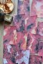 15 Pcs Red Themed Scrapbook Paper Set Bullet Journal Decoupage Paper Smoke Marble - 6