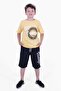 Vintage 95 Summer Printed Boy's Summer Top-Bottom Yellow Suit - 5