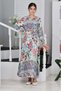 Girl's - 100% Cotton Viscose, Patterned, Long Dress Suitable for Hijab - 5