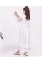 long Sleeve layered Chiffon Girl's Dress - Tulle SKirt - 2