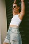 The Champ Halter Neck White Women's Crop Top - 4