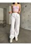 Women's White Stopper Parachute Trousers - 2