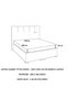 Luxury Hotel Type Double Duvet Cover Set with Elastic Sheets Striped Cotton Satin Turquoise Color 160x200 - 6