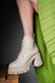 Nvanor Women's Heeled Boots 0012504 Beige Skin - 5