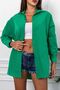 Women's Emerald Oversize Long Basic Shirt ARM-22Y001118 - 3