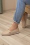 Women's Beige Orthopedic Side Buckle Casual Mother Shoes ARM-24Y128003