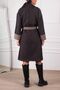 Women's Mink Waist Belted Two-Color Long Cashmere Coat ARM-24K001015 - 5
