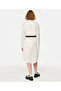 White Woven Dress - 4