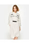 White Woven Dress - 2