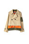 Natural Woven Trench Coat - 5