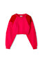 Pink Woven Sweatshirt - 4