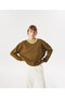 Khaki Knitted Sweatshirt - 2