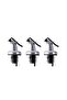 Silver Color Drip-Free Oil Pot Spout - Set of 3 |   Non-Drip, Leak-Proof Lid