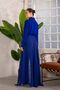 Cobalt Blue Chiffon Detailed Jumpsuit 32-6049 - 4