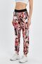 Knitted Sweatpants Jogger with Elastic Waist and Leg Metrage Print - 4