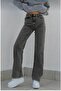 Women's Lycra High Waist Wide Leg Jeans - WIDE LEG - 2