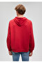 Logo Printed Hooded Red Sweatshirt 067149-81773 - 4