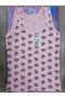 3412 Girl's Wide Strap Patterned Athlete Set of 6