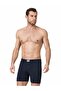 125 Towel Waist 100% Cotton 6-Piece Navy Blue Men's Boxers - 4