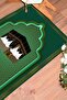 Digital Printed Kaaba Motif Washable Motif 70X130 Prayer Rug - 6
